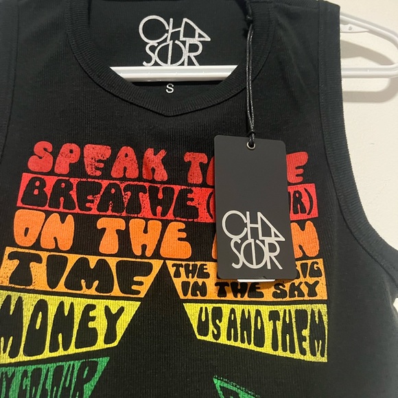 Pink Floyd linen ribbed crop tank - Picture 5 of 6